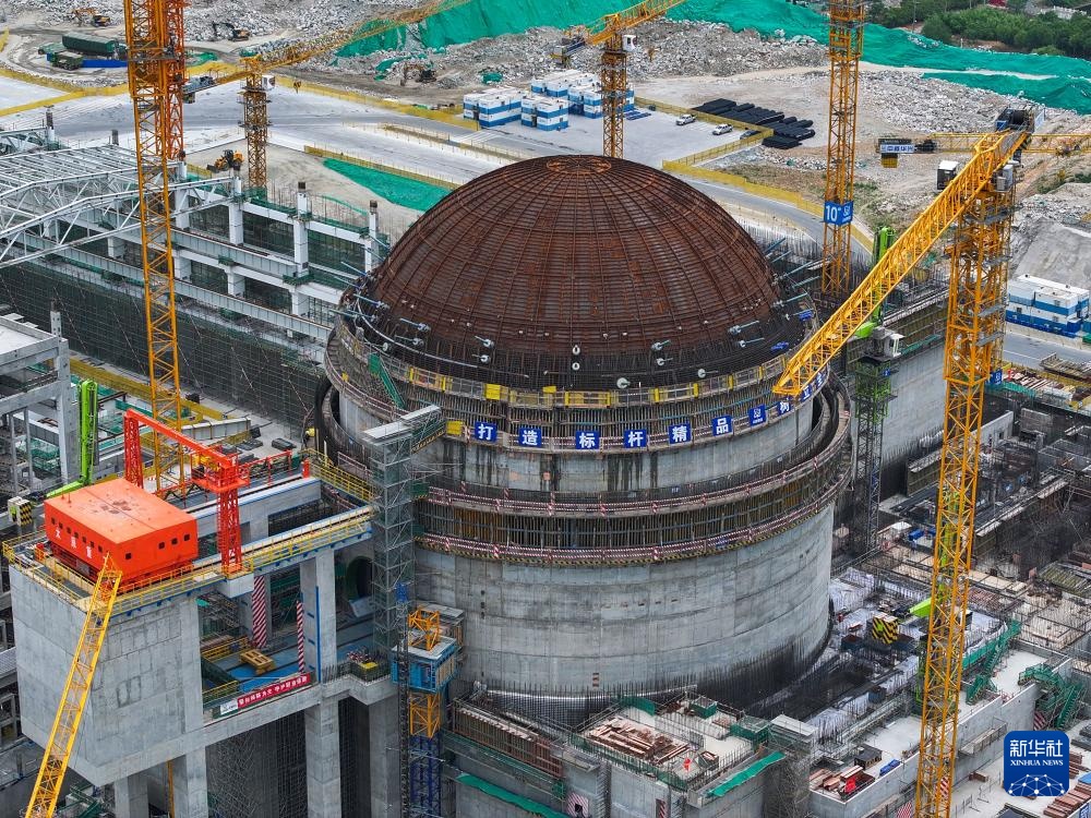 田灣核電基地7、8號機組工程建設(shè)穩(wěn)步推進，助力能源結(jié)構(gòu)優(yōu)化