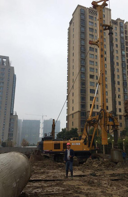 安徽同鑄攜手徐工，以全新鉆機(jī)助力利華世紀(jì)新城建設(shè)